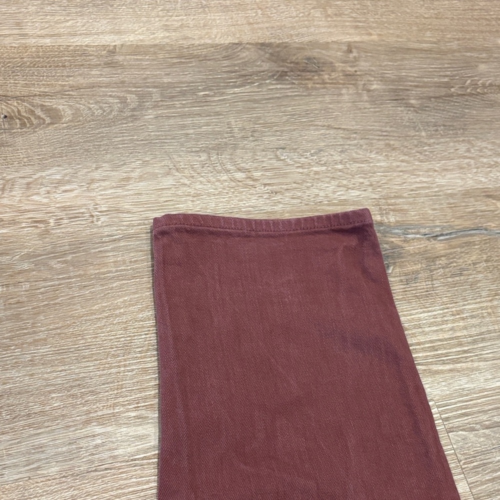 Bonobos Men's Straight Leg Jeans in Deep Burgundy - Picture 7 of 10